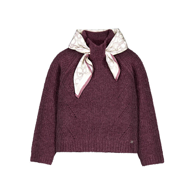 Abel & Lula : Scarf-detail sweater