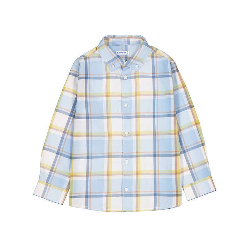 Mayoral : l/s checked shirt