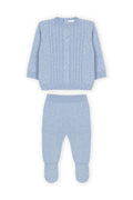 Dr. Kid : 2 Piece Set - Top & Leggings W/feet in Sweater Knit - Littlefolk