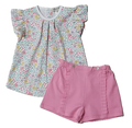 Marco & Lizzy 2 PC SHORT SET SPRING MEADOWS COLLECTION