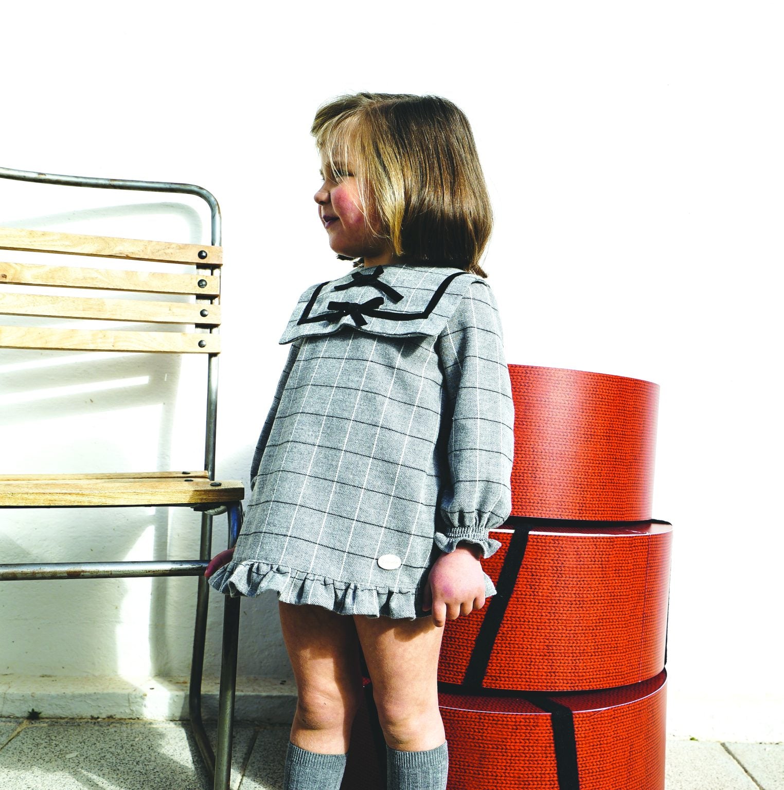 COCOTE: Vestido cuadros bebe 2P