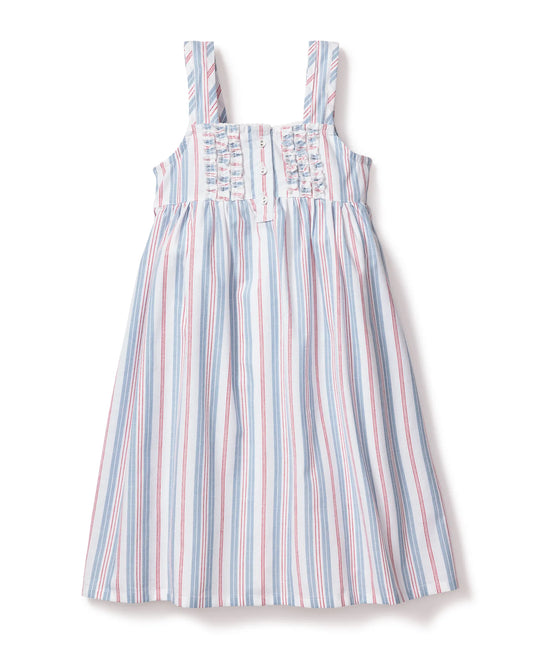 Vintage French Print Dress