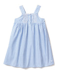 PETIT PLUME : Light Blue Striped Dress