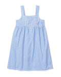 PETITE PLUM : Light Blue Stripped Dress
