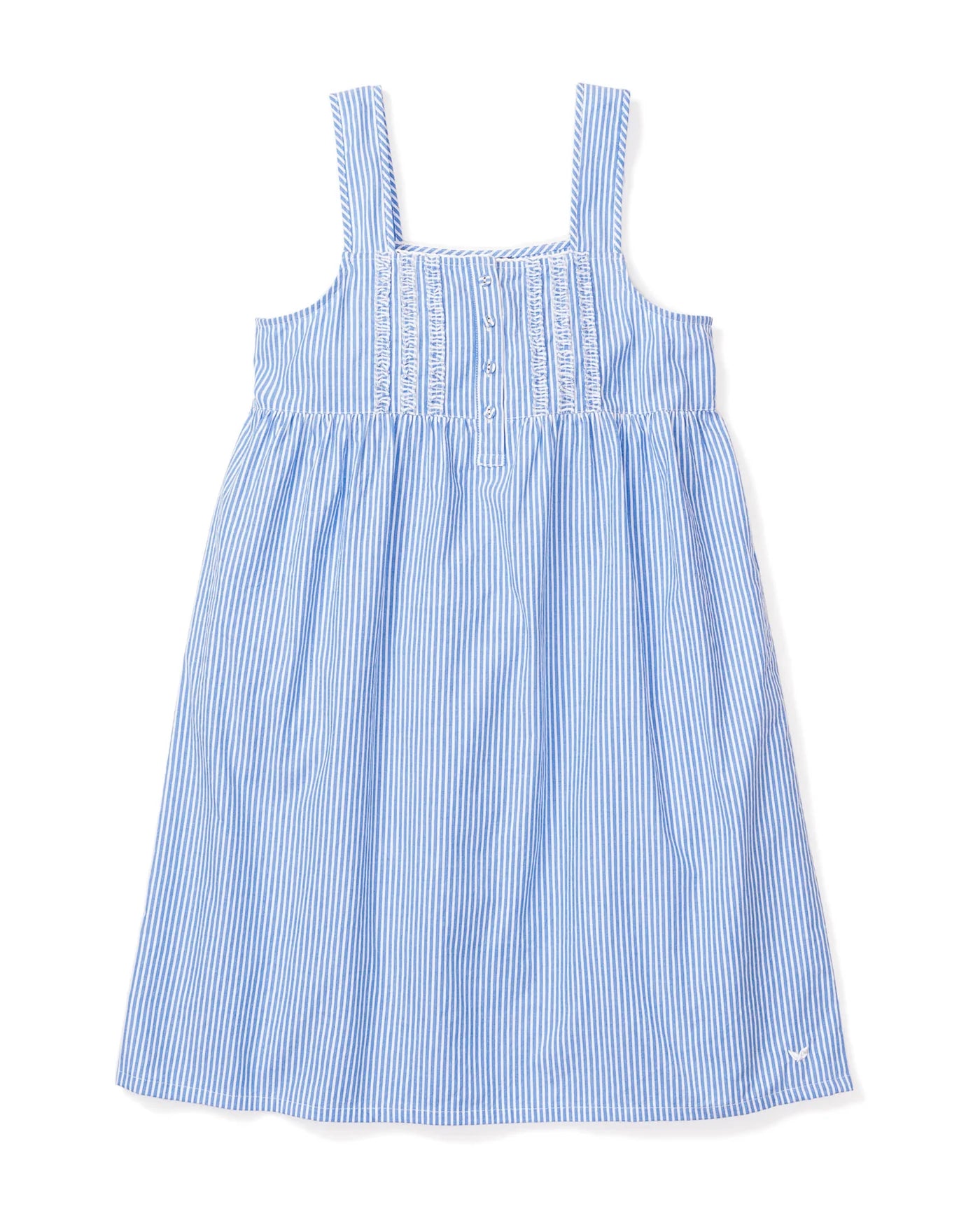 PETITE PLUM : Light Blue Stripped Dress