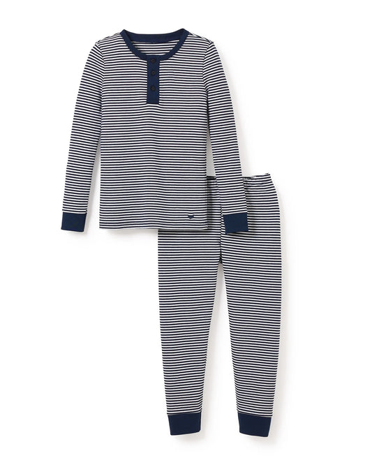 Navy Blue Long Sleeve PJ