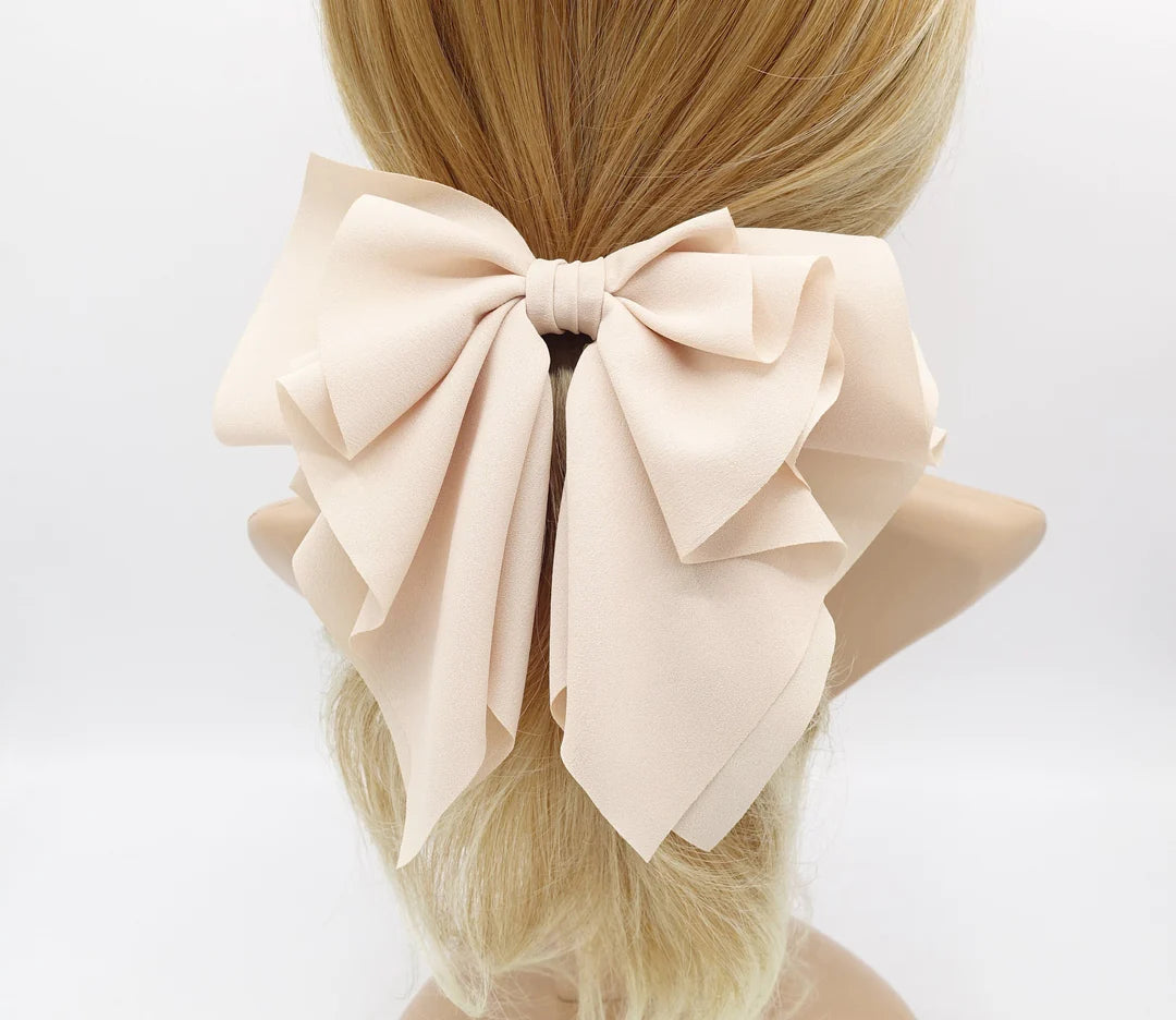 Romance chiffon hair bow