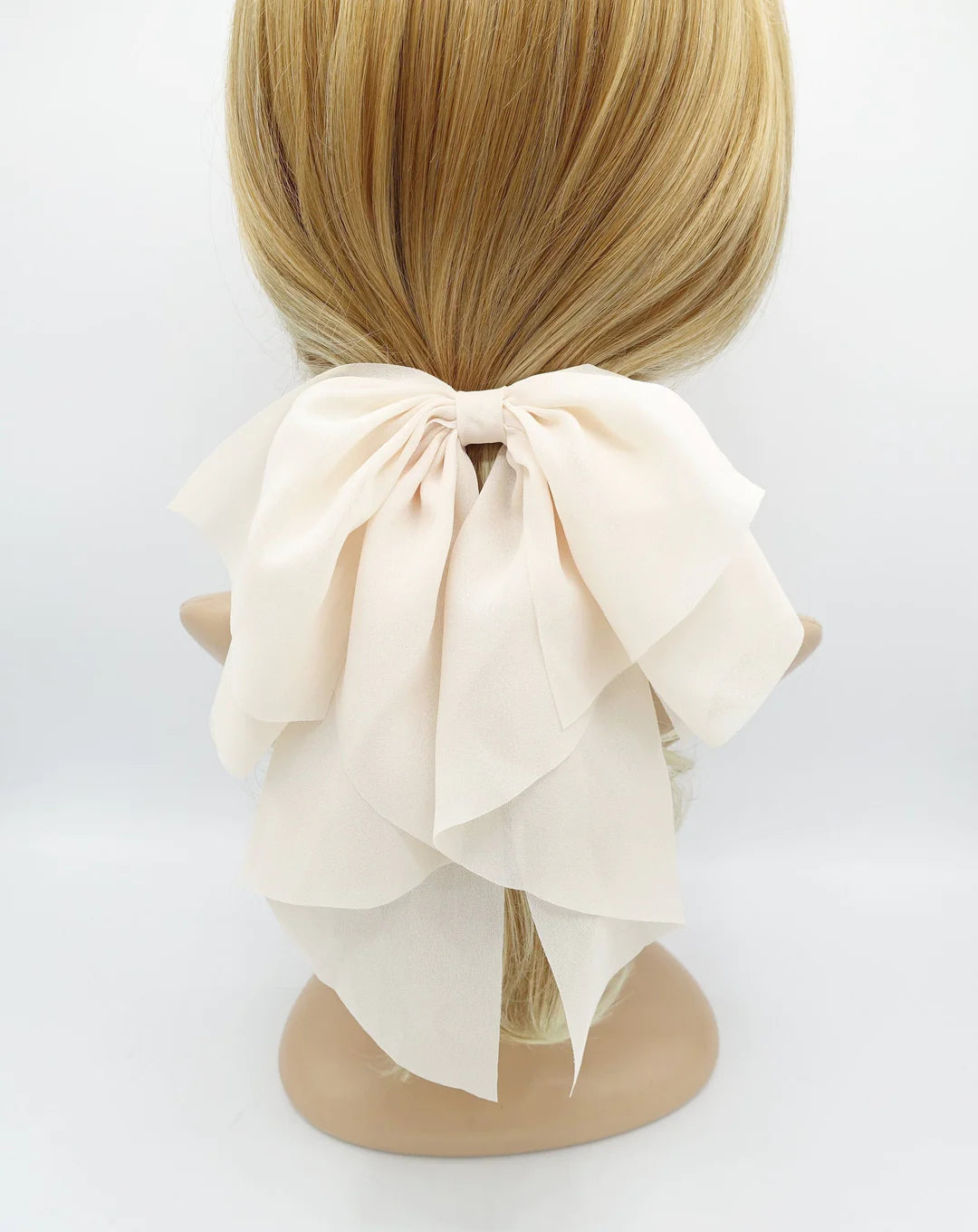 Chiffon droopy hair bow