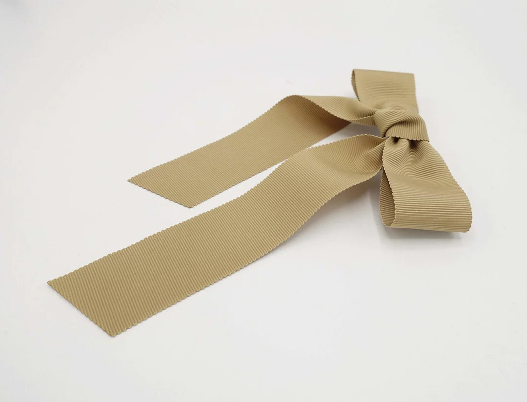 Grosgrain tall hair bow