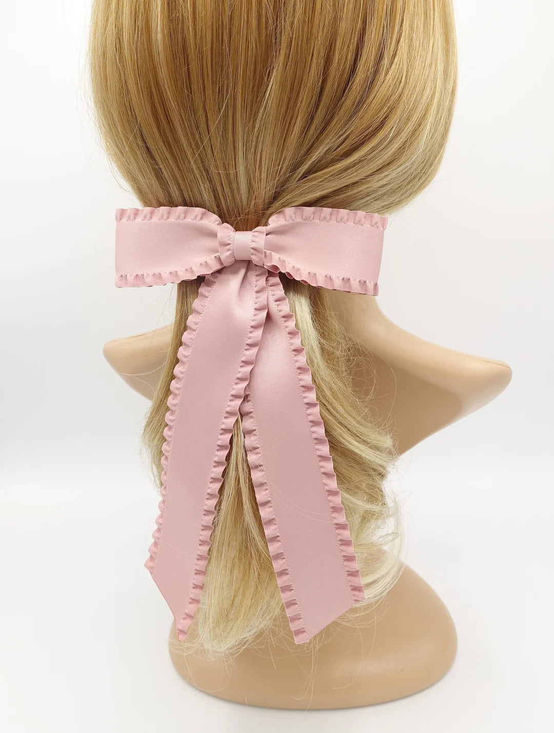 Frill hair bow