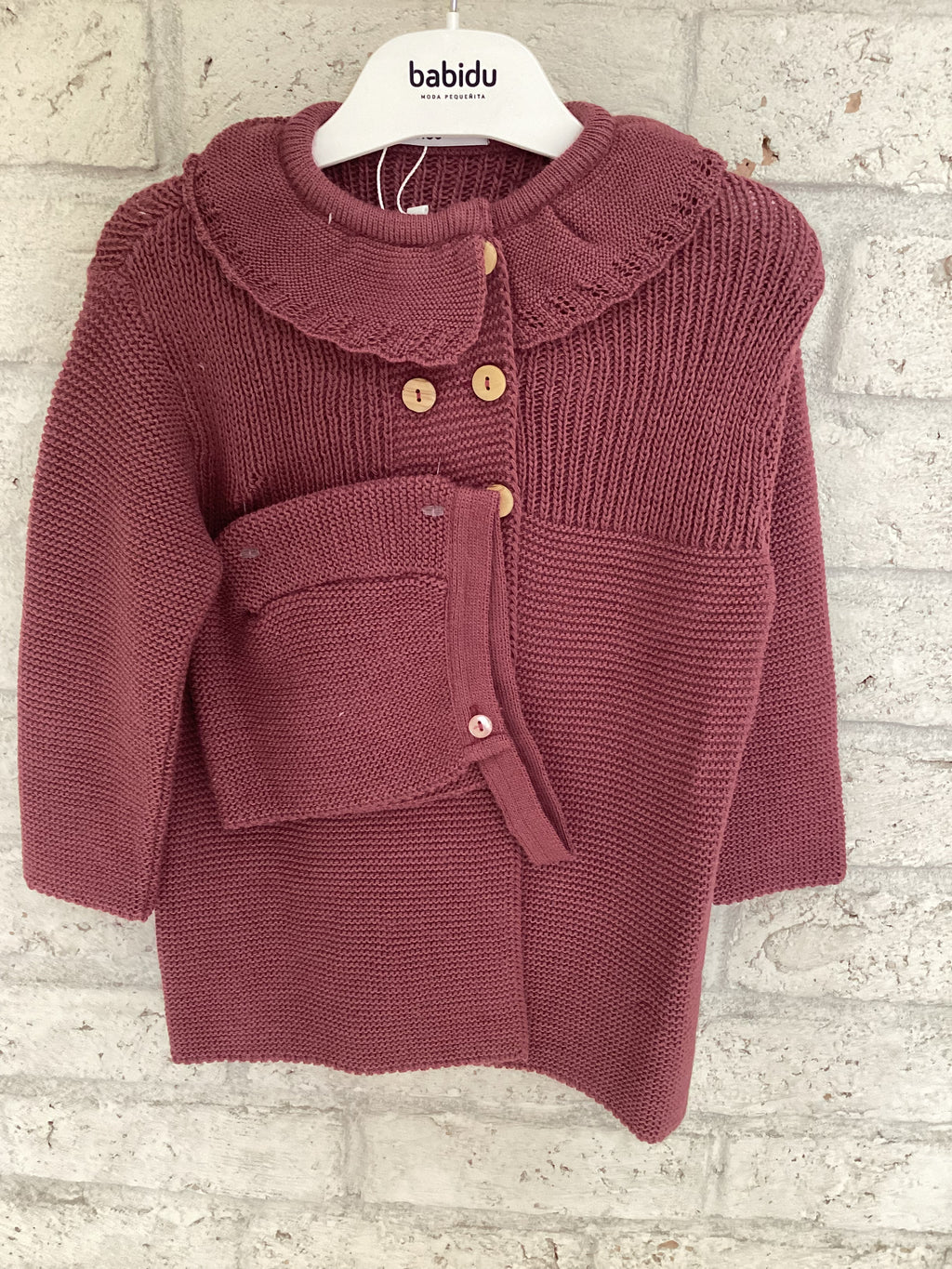 BABIDU : KNITTED COAT + BONNET
