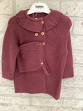 BABIDU : KNITTED COAT + BONNET
