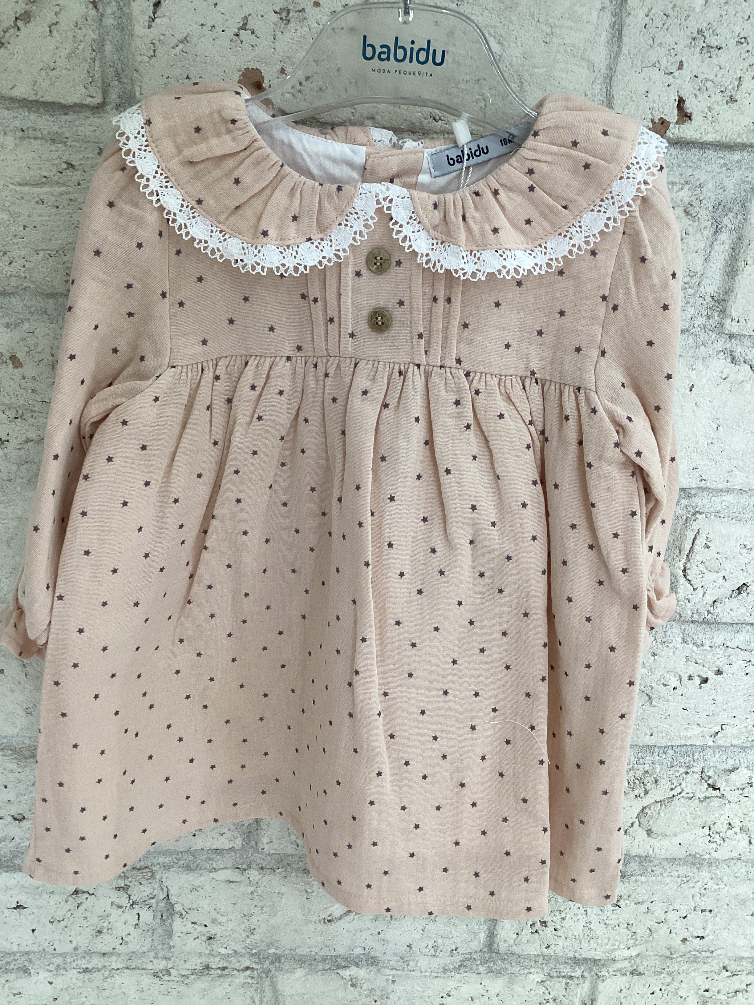 BABIDU: 100% COTTON WOVEN GIRLS DRESS