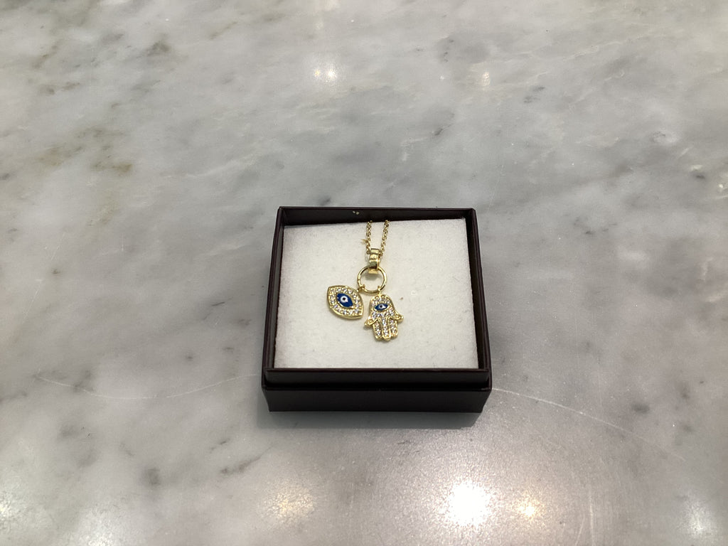 Gold necklaces w/ cz