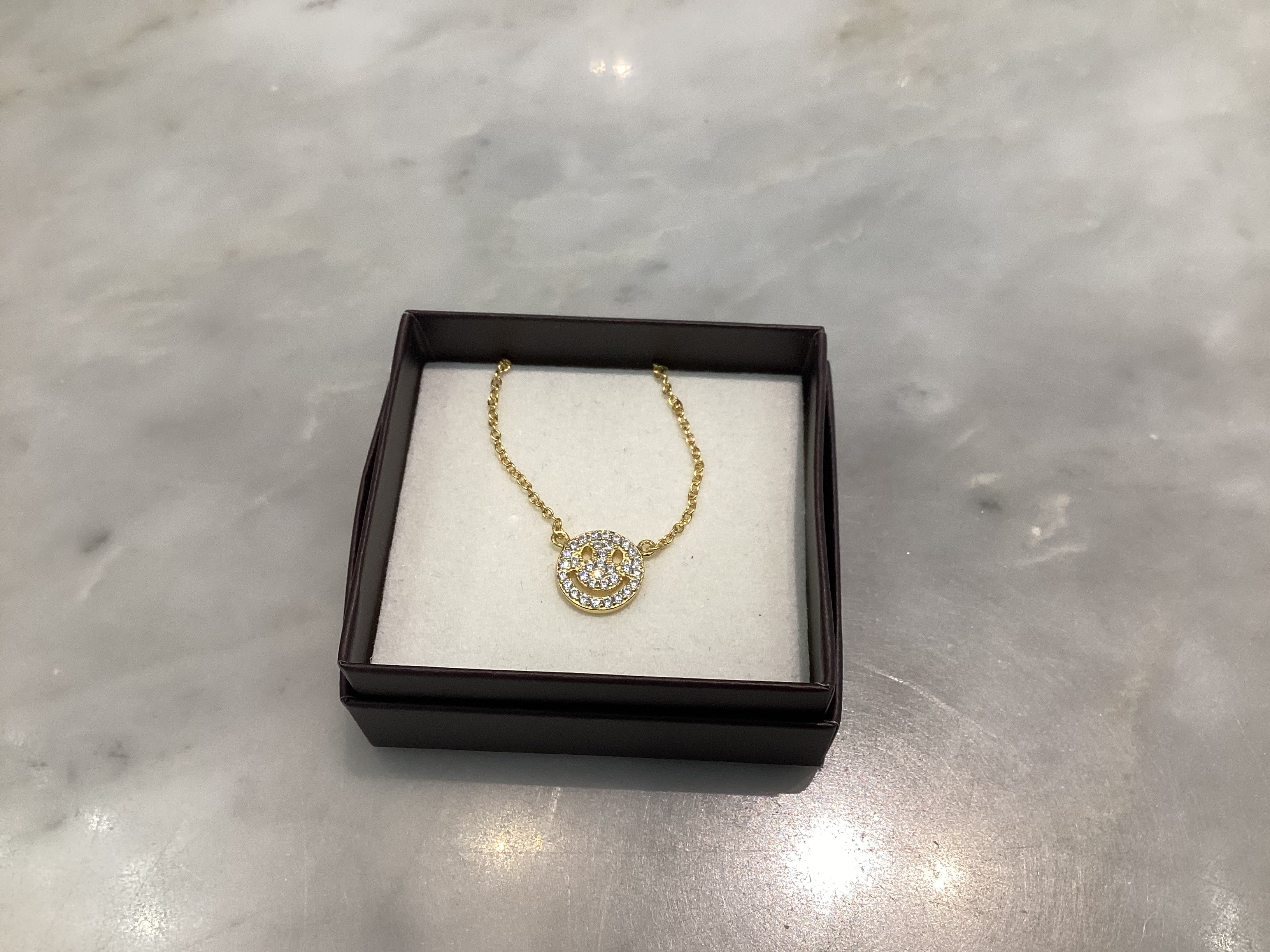 Gold necklaces w/ cz