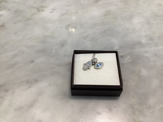 Silver Hamsa/Evil Eye