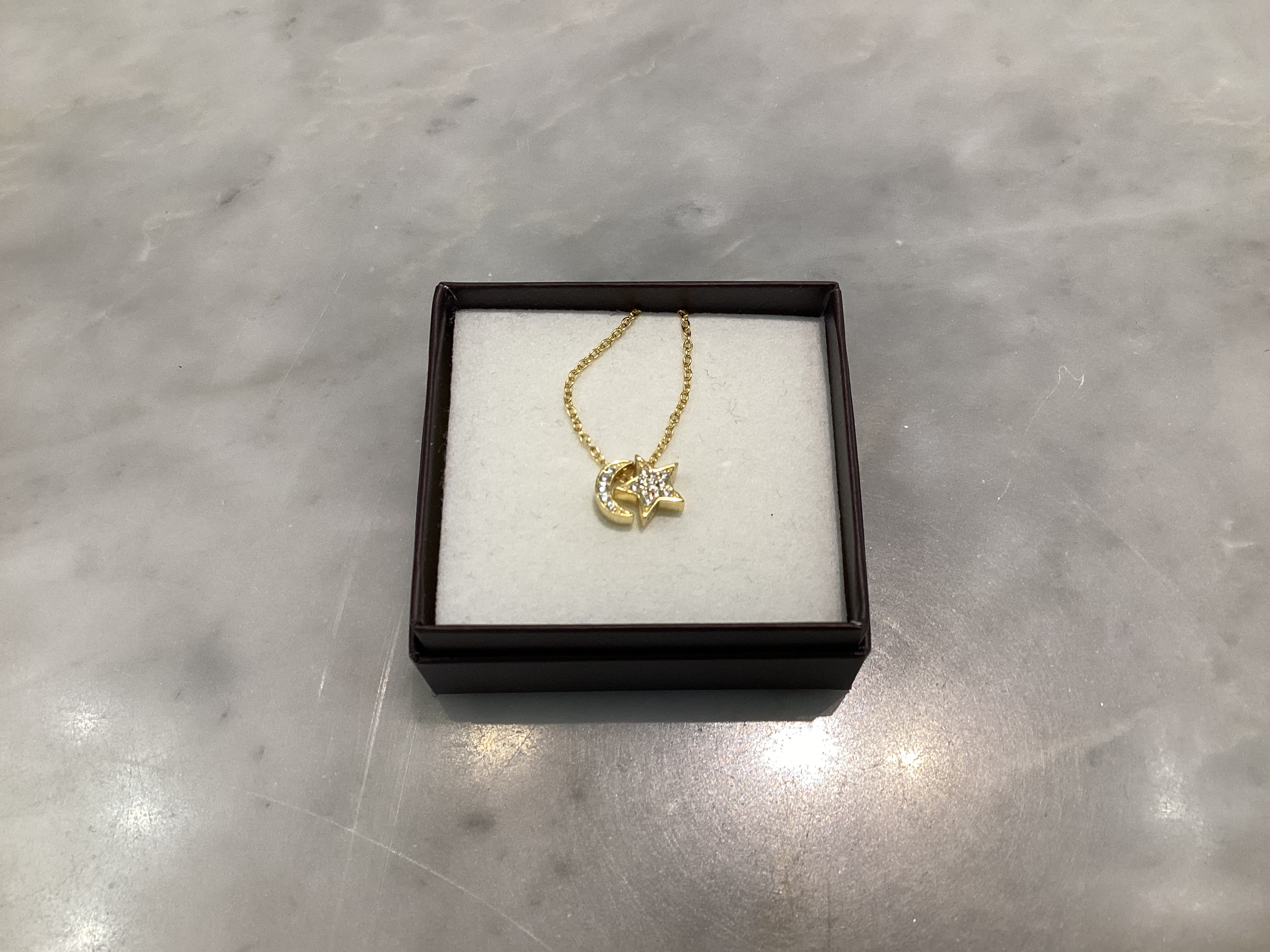 Gold necklaces w/ cz