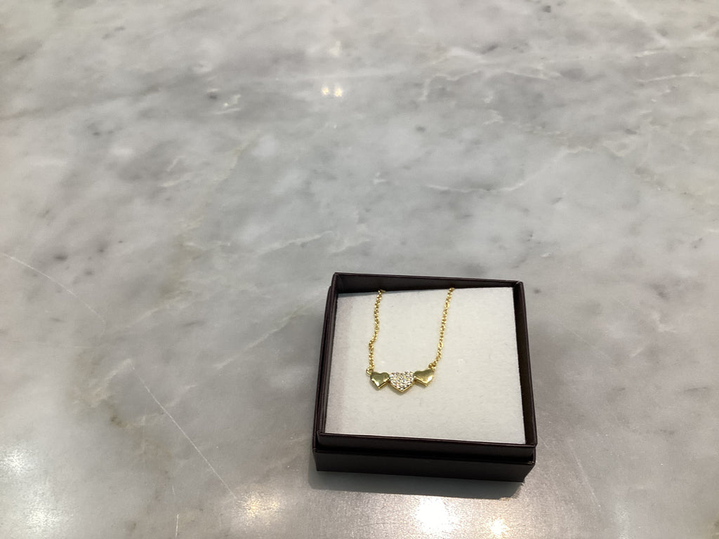Gold necklaces w/ cz