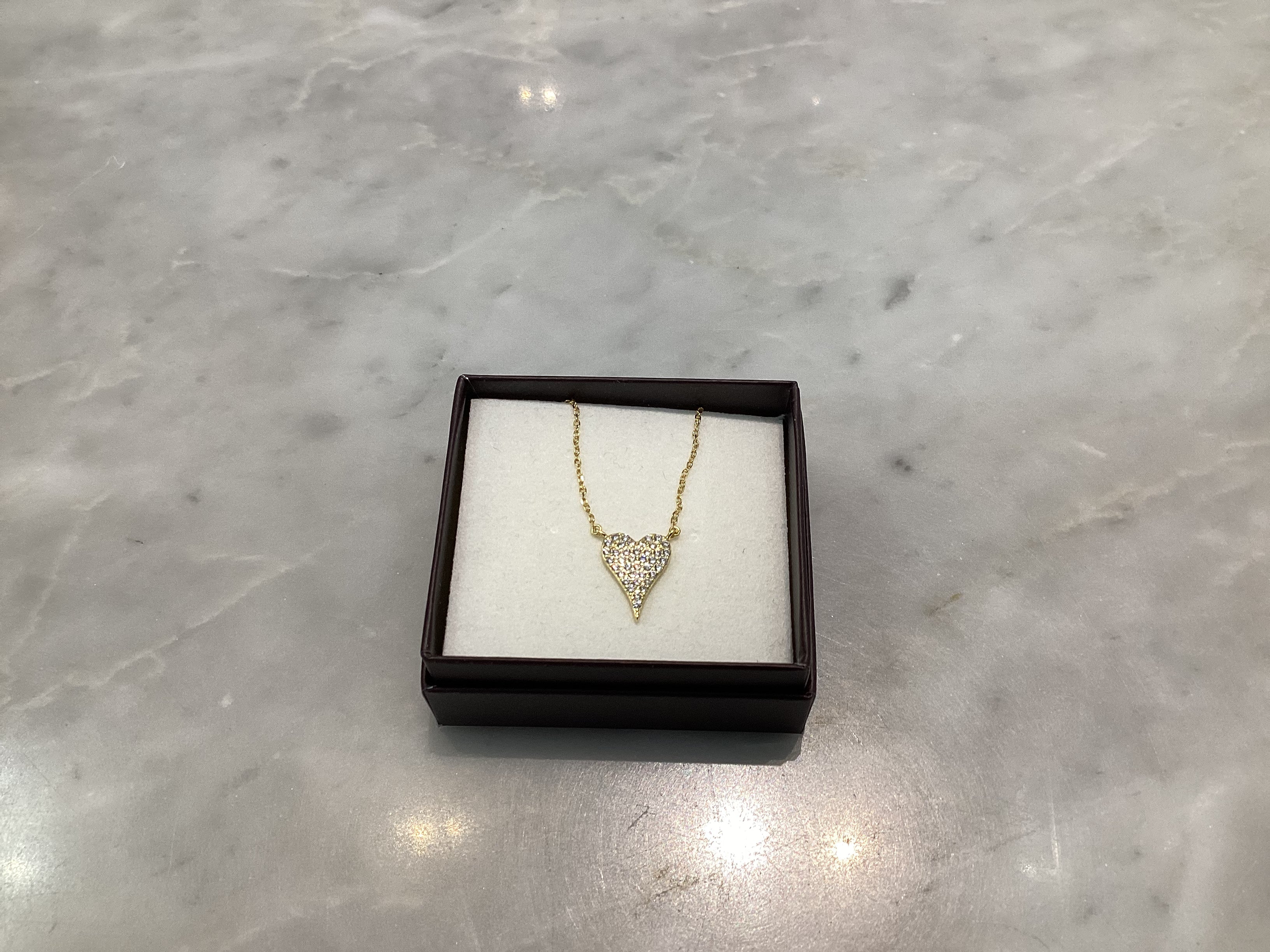 Gold necklaces w/ cz