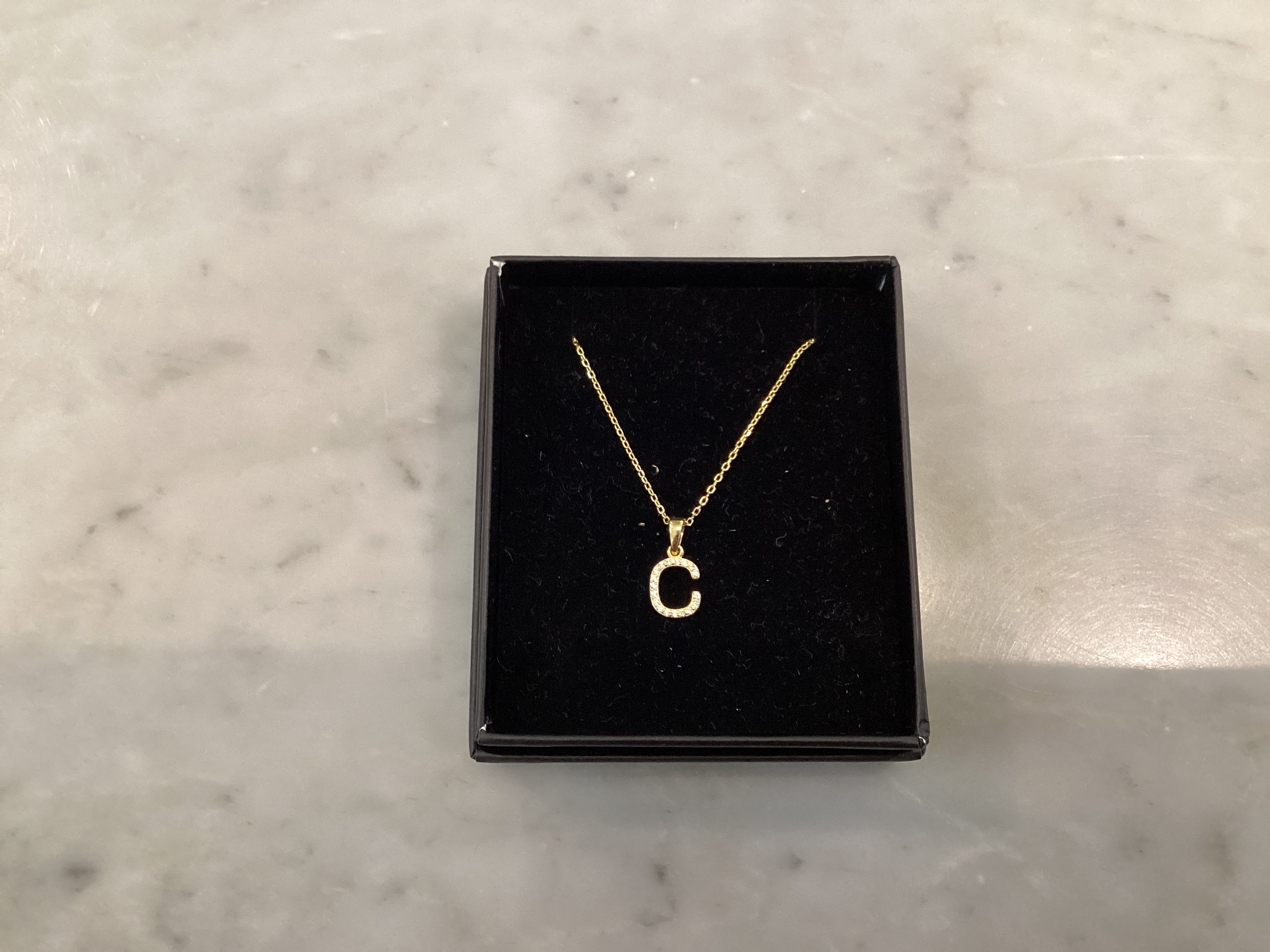 Gold Initial Necklace