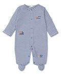 KISSY KISSY : REVERSIBLE PLAYSUIT TRUCK ONESIE