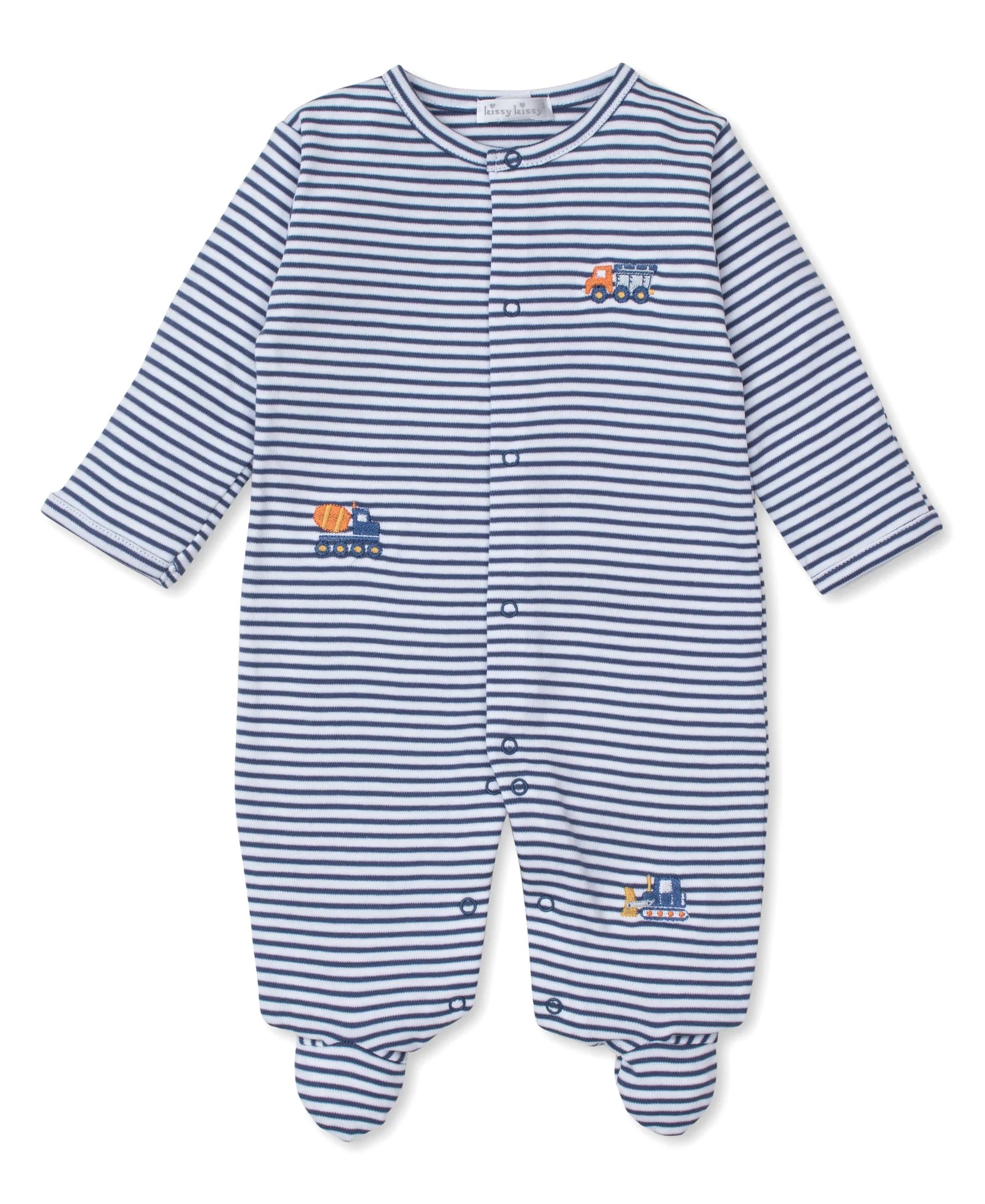 KISSY KISSY : REVERSIBLE PLAYSUIT TRUCK ONESIE