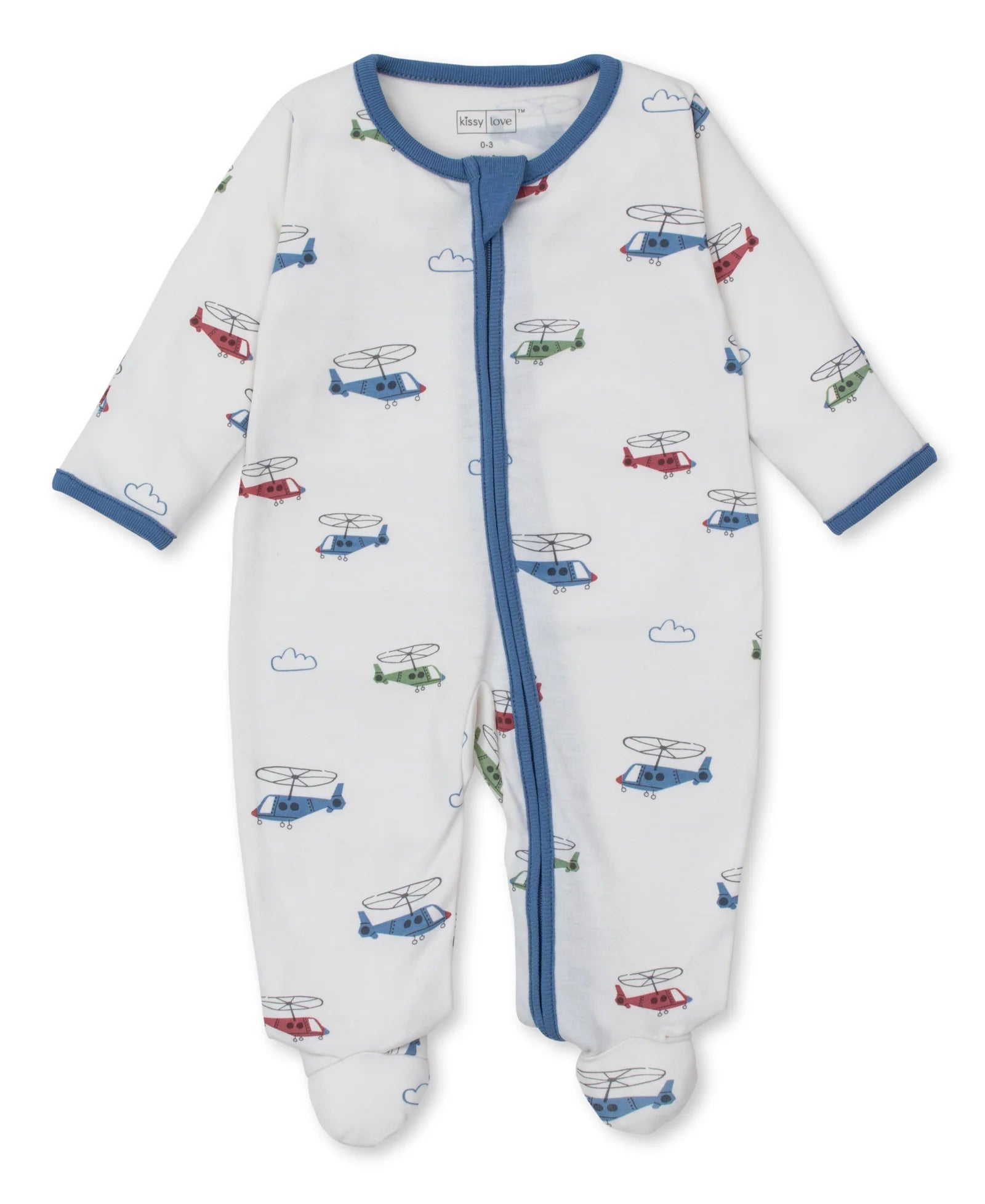 KISSY KISSY : FOOTIE/PAJAMA HELICOPTER
