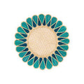 CORO CORA: Drops Placemat Aquamarine