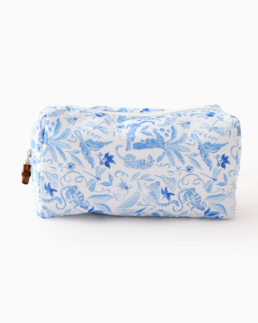 OH MY MAHJONG: Amazon Blue Tile Storage Bag x Catherine Cartie Collab