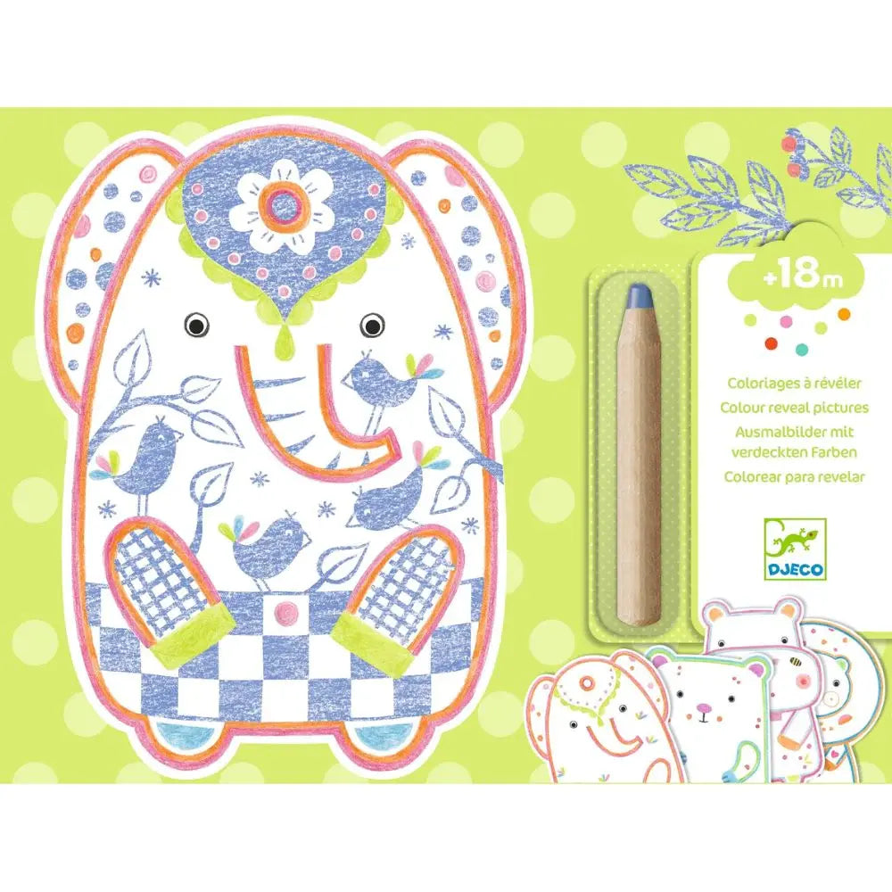 DJECO: PG Wild Animals Coloring