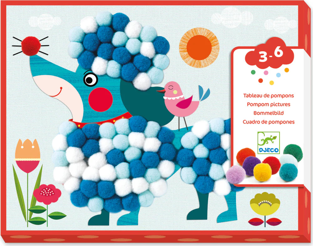 DJECO: LPA Collage PomPom Puppies