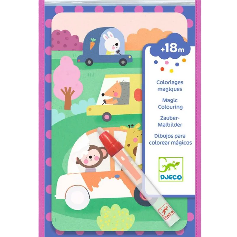 DJECO: PG On the Road Magic Coloring