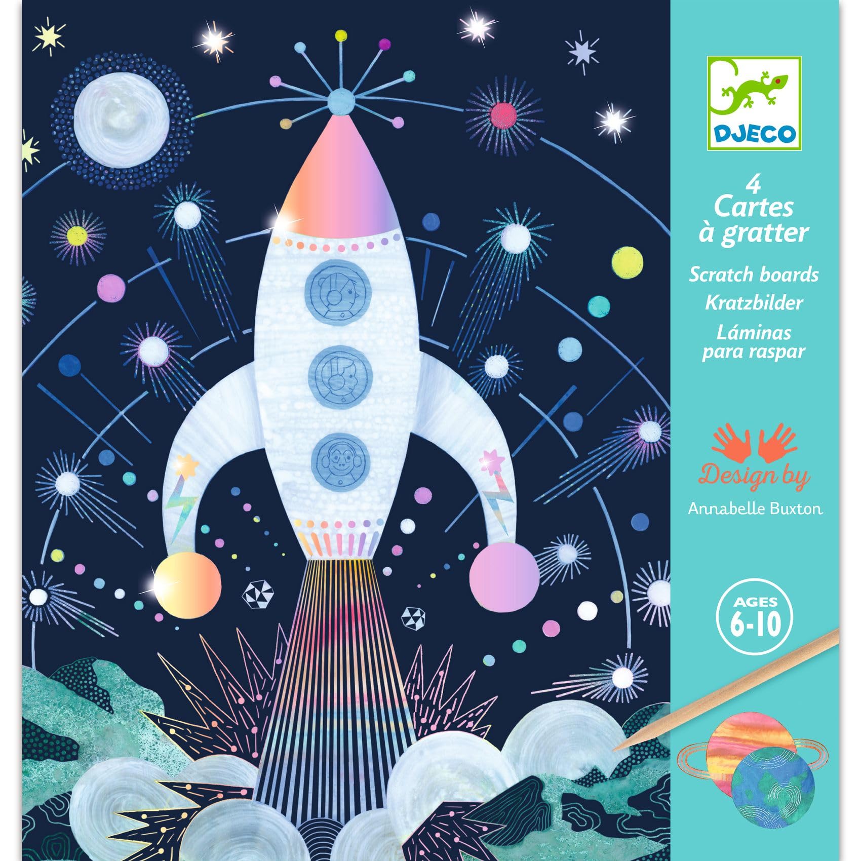 DJECO: PG Scratch Cards Cosmic