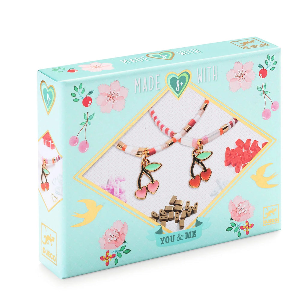 DJECO: LGA Beads & Jewelry Tila and Cherries