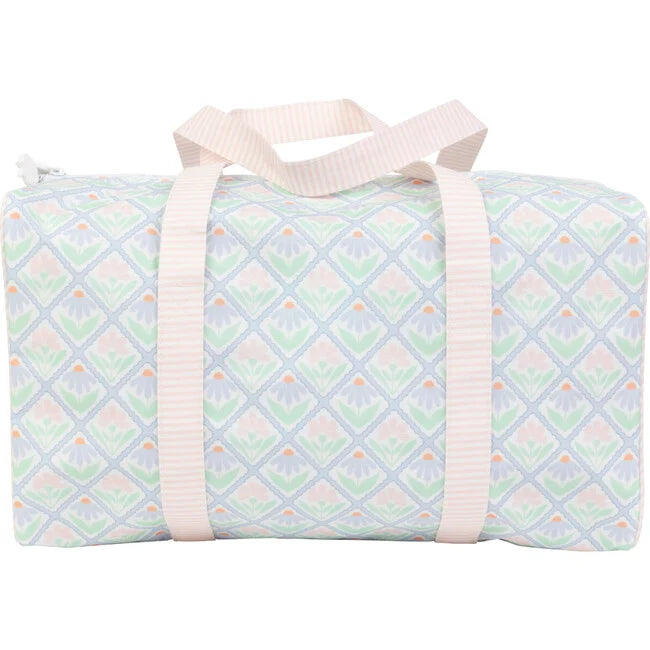 APPLE OF MY ISLA: The Duffle Bag-Pastel Floral