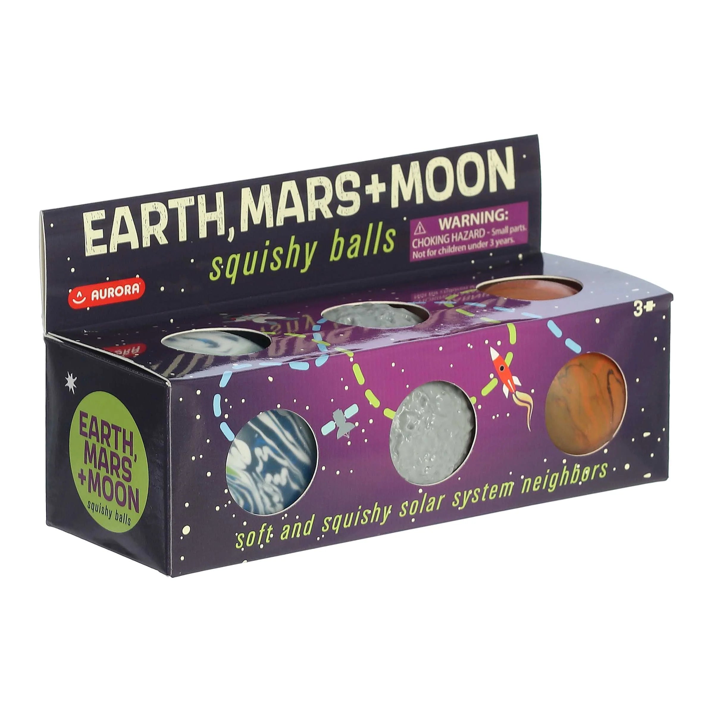 AURORA: Earth Moon and Mars Balls