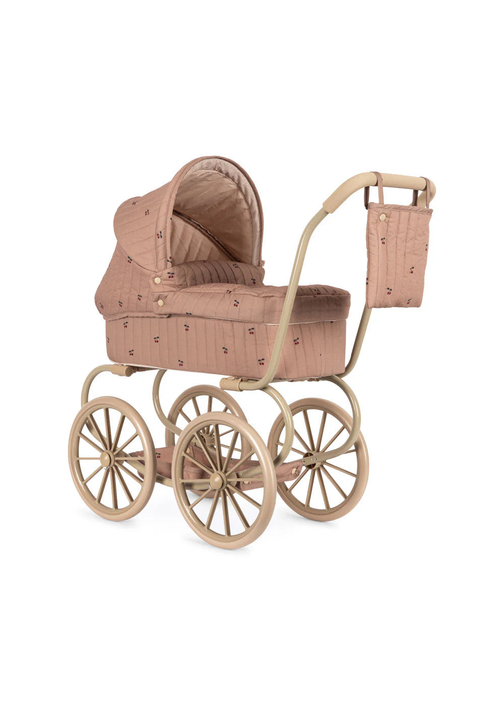 KONGES SLOJD : MINNIE DOLL PRAM - CHERRY BLUSH STROLLER
