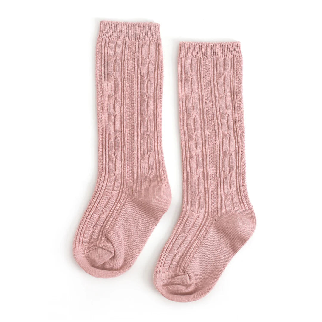 LITTLE STOCKING CO: BLUSH KNEE HIGH SOCKS