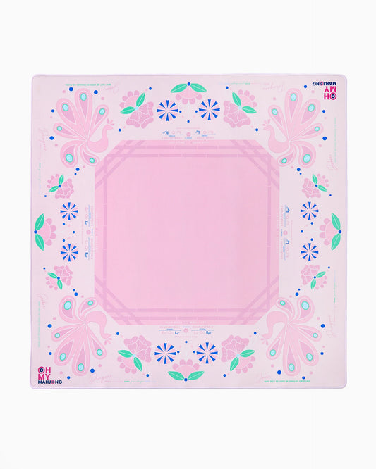 OH MY MAHJONG: BIRDIE PINK MAHJONG MAT