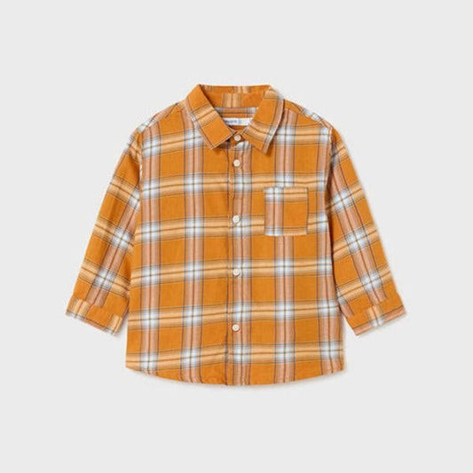 MAYORAL: l/s checkered shirt