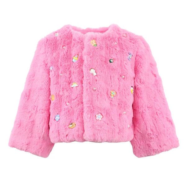 LOLA AND THE BOYS: CUTIE CHARMS FAUX FUR