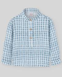 PAZ: WOVEN FLANNEL AND PANT SET