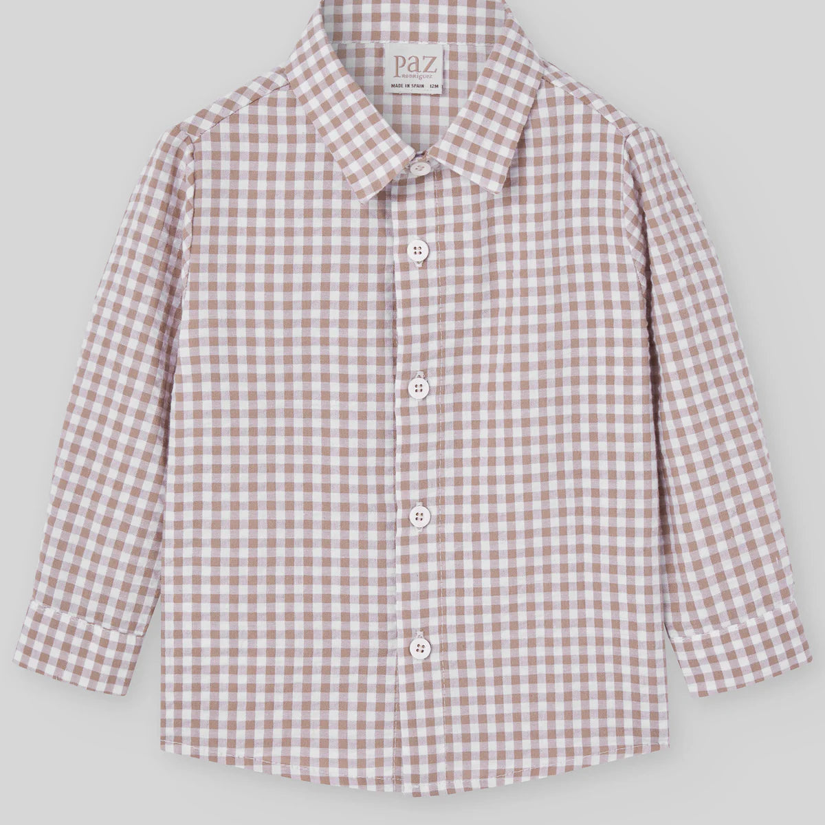 PAZ: WOVEN PLAID AND PANT SET