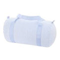 MINT: BABY BLUE SEERSUCKER BABY DUFFEL