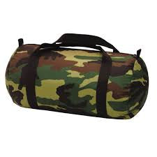 MINT: CAMO MEDIUM DUFFEL