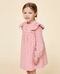 MARTIN ARANDA: Floral Coral Dress