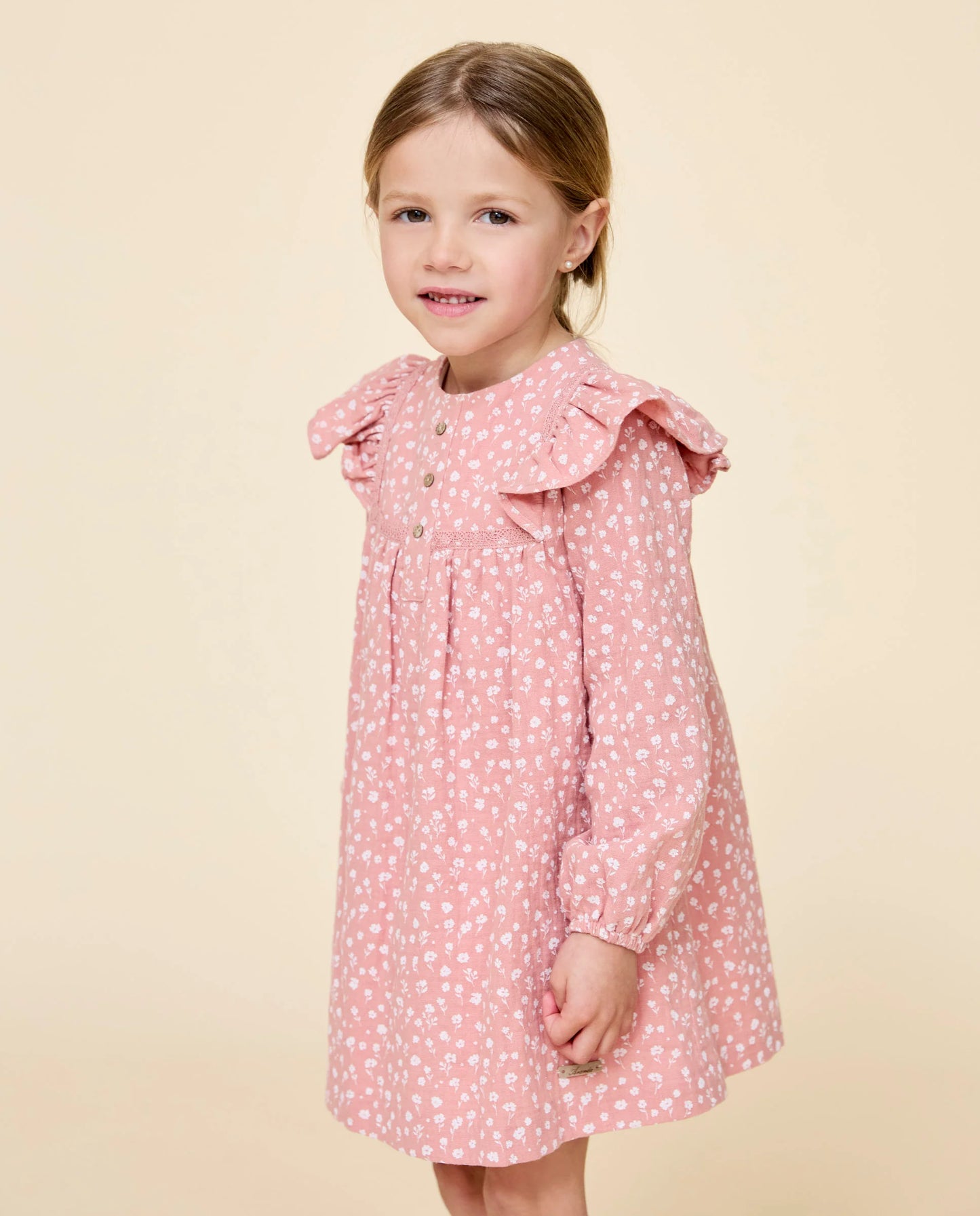 MARTIN ARANDA: Floral Coral Dress