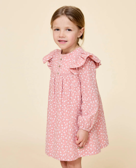 MARTIN ARANDA: Floral Coral Dress