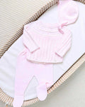 MARTIN ARANDA: set sweater leggings w/feet and bonnet