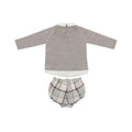 MARTIN ARANDA: Set sweater & shorts w/ straps